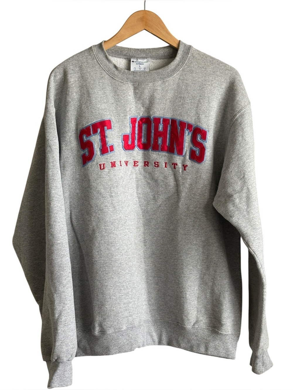 Champion Vintage St. Johns University Crewneck Sweatshirt Size Large Minnesota